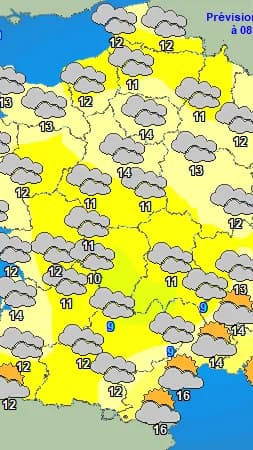 Météo en France : Prévisions du Mercredi